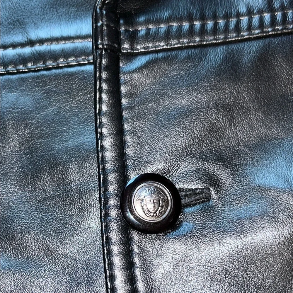 Moda Men's Classic Black Leather Jacket